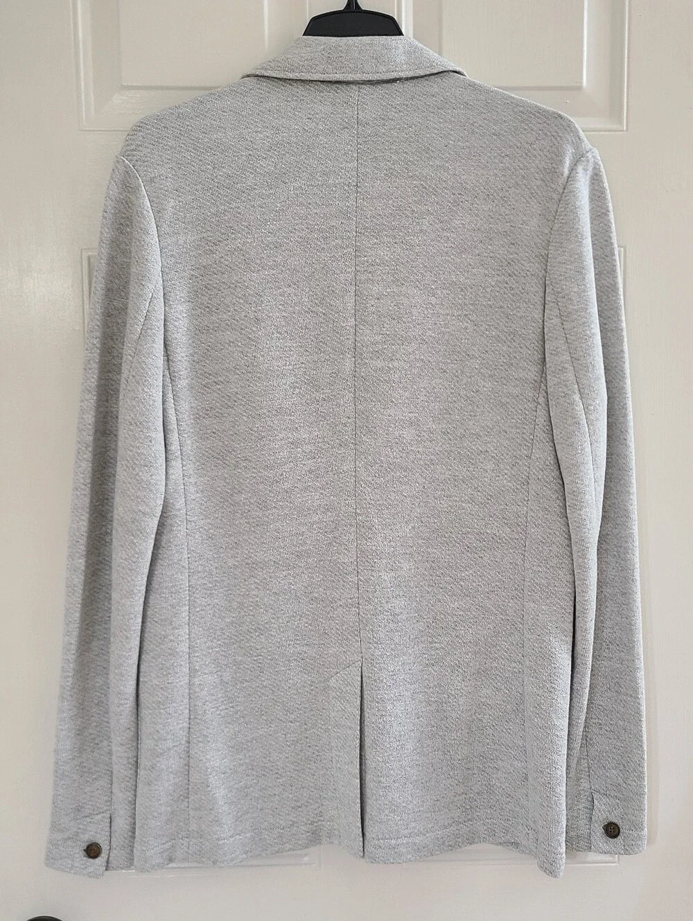 NWT Faherty Inlet Knit Blazer Jacket Men's Size M Heather Gray Unstructured